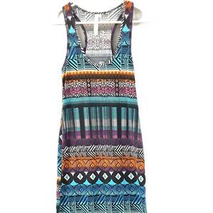 Feathers Woman's Long Dress Size MEDIUM, Sleeveless, Pullover, Lightweight
